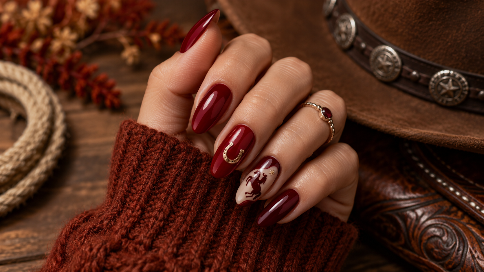 Rodeo Red Nails